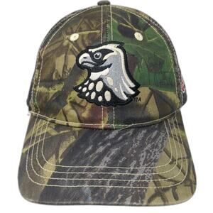 Design Dynamix Baseball Cap Green One Size Boise Hawks Wendy's Logo Camo hat